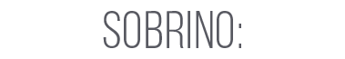 SOBRINO: