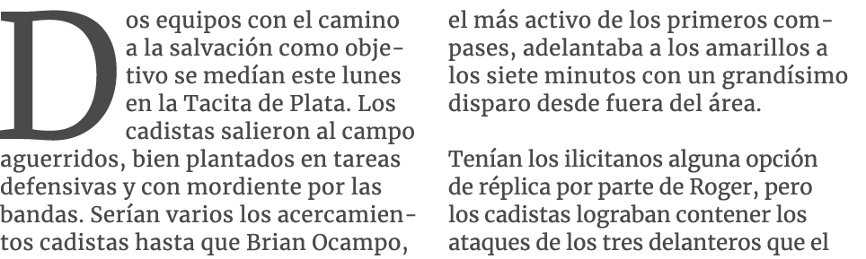 Dos equipos con el camino a la salvaci n como objetivo se med an este lunes en la Tacita de Plata. Los cadistas salie...