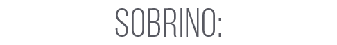SOBRINO: