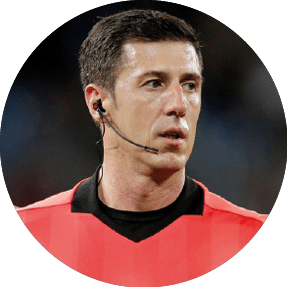 MADRID, SPAIN - OCTOBER 30: referee Cesar Soto Grado during the La Liga Santander match between Real Madrid v Leganes at the Santiago Bernabeu on October 30, 2019 in Madrid Spain (Photo by David S. Bustamante/Soccrates/Getty Images)