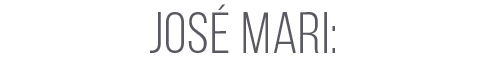 jos mari: