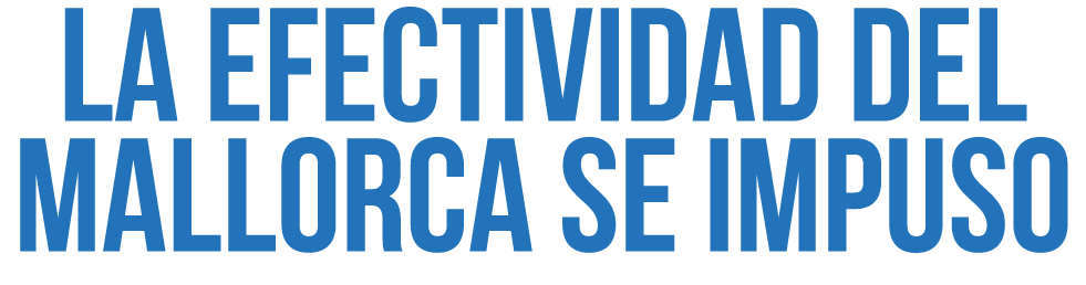 La efectividad del Mallorca se impuso