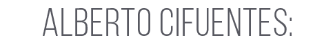 ALBERTO CIFUENTES: