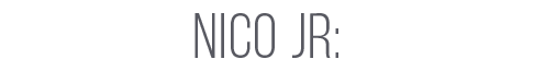 Nico Jr: