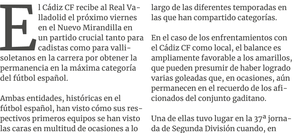 El C diz CF recibe al Real Valladolid el pr ximo viernes en el Nuevo Mirandilla en un partido crucial tanto para cadi...