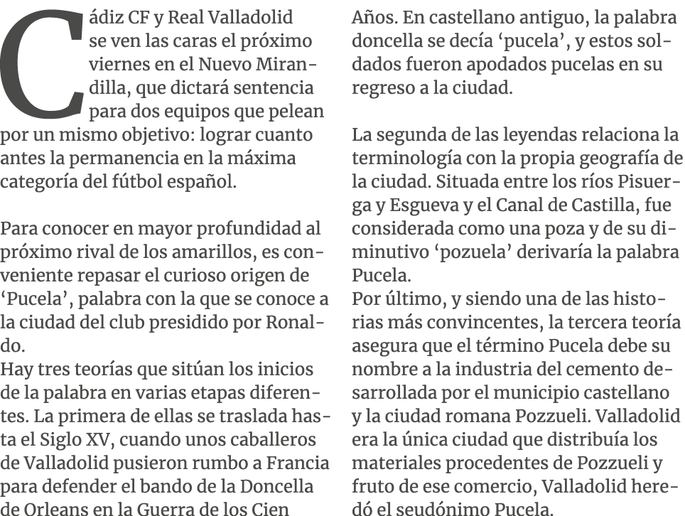 C diz CF y Real Valladolid se ven las caras el pr ximo viernes en el Nuevo Mirandilla, que dictar sentencia para dos...