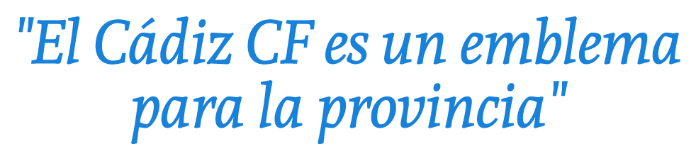 \“El C diz CF es un emblema para la provincia\"