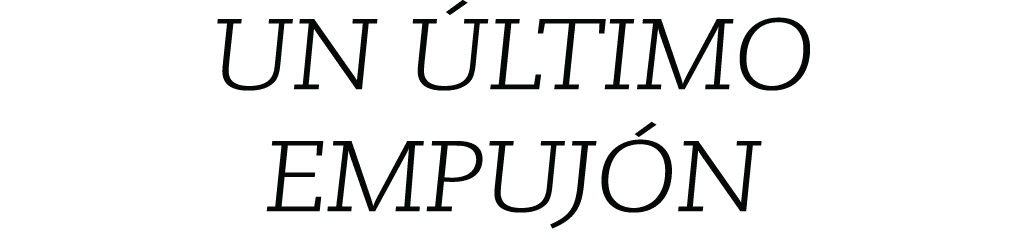 UN LTIMO EMPUJ N