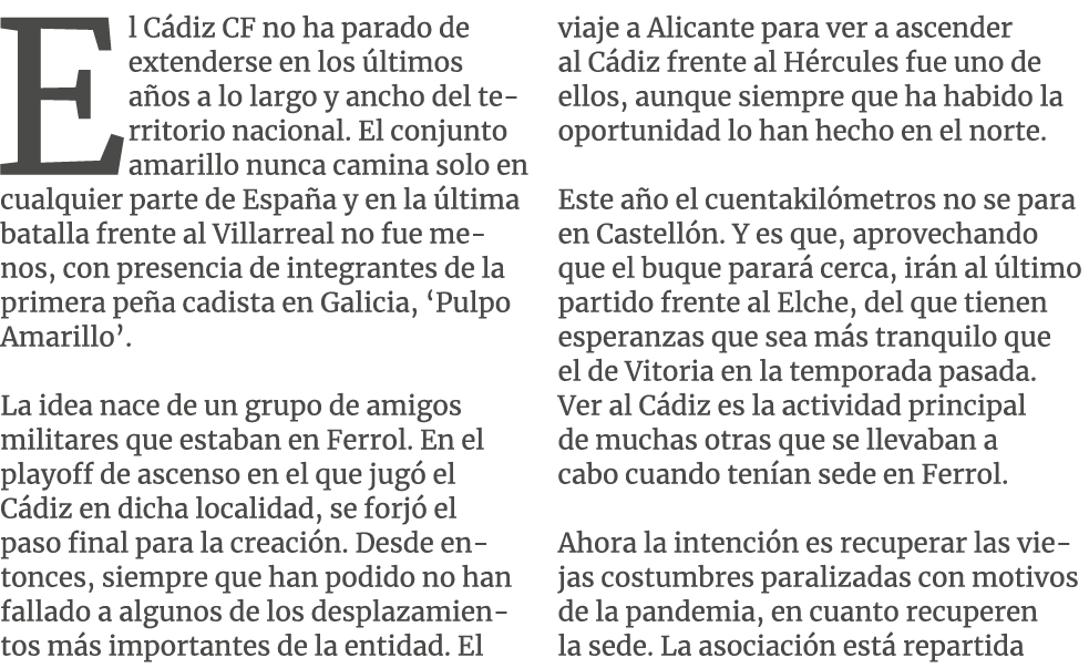 El C diz CF no ha parado de extenderse en los ltimos a os a lo largo y ancho del territorio nacional. El conjunto am...