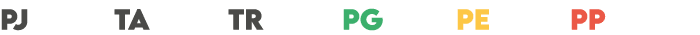 PJ TA TR PG PE PP