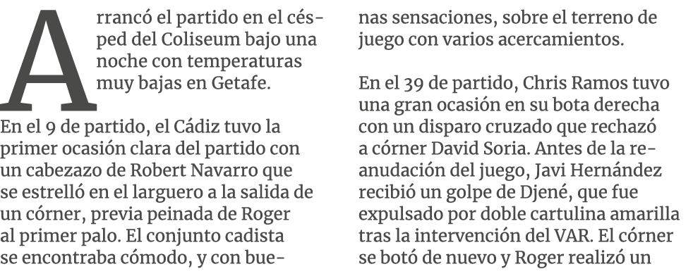 Arranc el partido en el c sped del Coliseum bajo una noche con temperaturas muy bajas en Getafe. En el 9 de partido,...