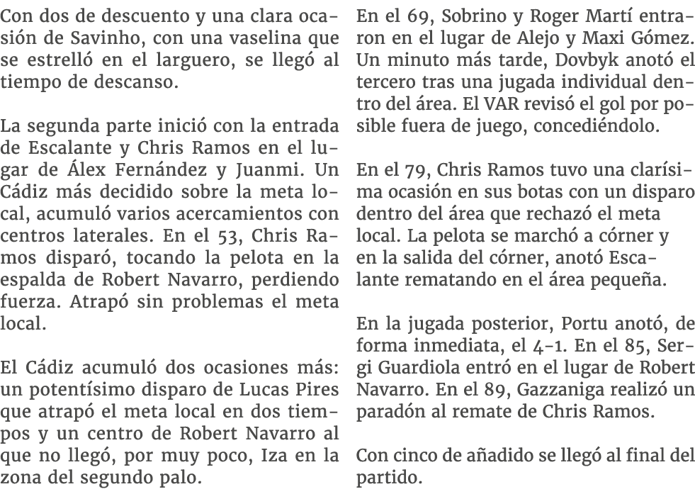 Con dos de descuento y una clara ocasi n de Savinho, con una vaselina que se estrell en el larguero, se lleg  al tie...