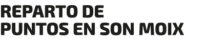REPARTO DE PUNTOS EN SON MOIX