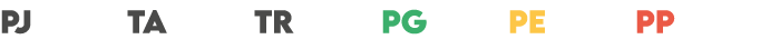 PJ TA TR PG PE PP
