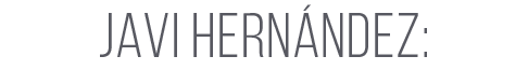 JAVI HERN NDEZ: