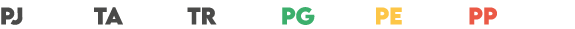 PJ TA TR PG PE PP