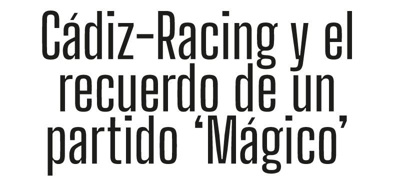 C diz Racing y el recuerdo de un partido ‘M gico’