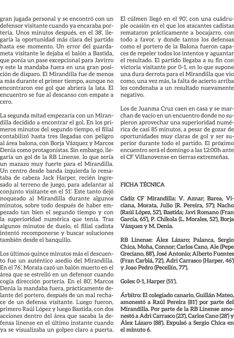 gran jugada personal y se encontr con un defensor visitante cuando ya encaraba porter a. Unos minutos despu s, en el...