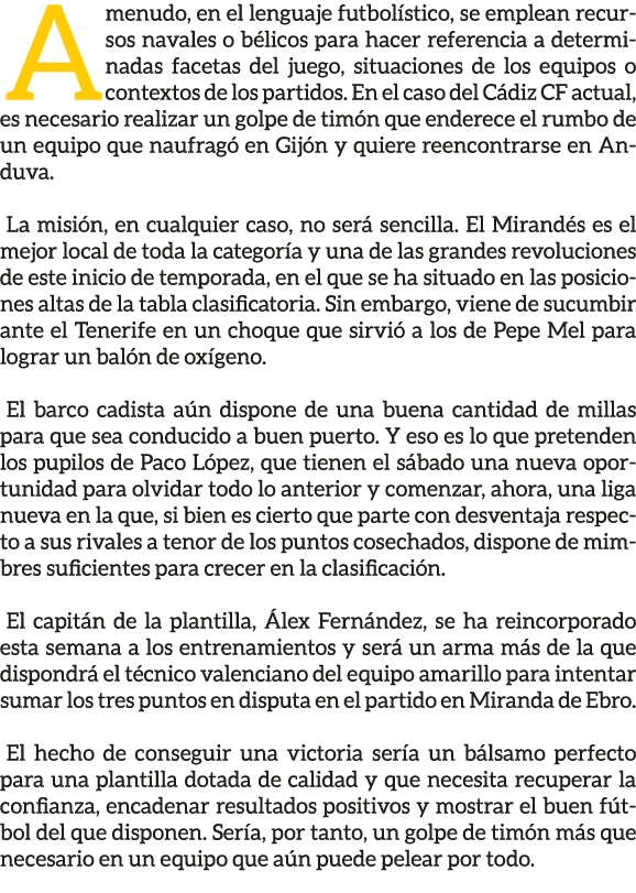 A menudo, en el lenguaje futbol stico, se emplean recursos navales o b licos para hacer referencia a determinadas fac...