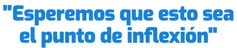 \“Esperemos que esto sea el punto de inflexi n\"