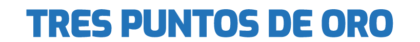 Tres puntos de oro