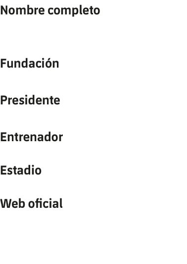 Nombre completo C rdoba Club de F tbol (Uni n Futbol stica Cordobesa, S. A. D.) Fundaci n 6 de agosto de 1954 (70 a o...