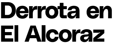 Derrota en El Alcoraz
