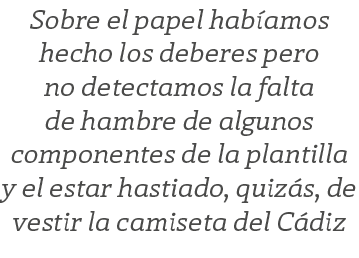 Sobre el papel hab amos hecho los deberes pero no detectamos la falta de hambre de algunos componentes de la plantill...