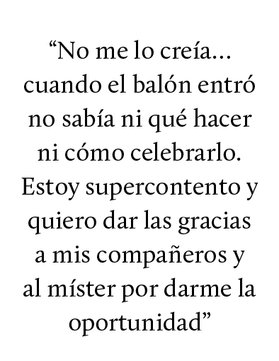 “No me lo cre a… cuando el bal n entr no sab a ni qu  hacer ni c mo celebrarlo. Estoy supercontento y quiero dar las...