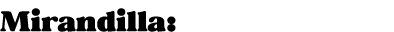 Mirandilla: