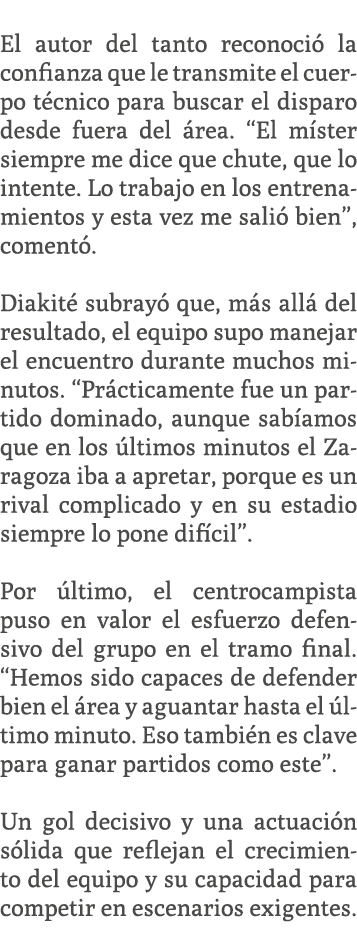  El autor del tanto reconoci la confianza que le transmite el cuerpo t cnico para buscar el disparo desde fuera del ...