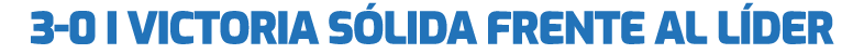 3 0 I Victoria s lida frente al L der