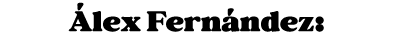  lex Fern ndez: