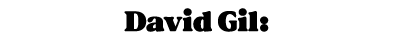 David Gil: