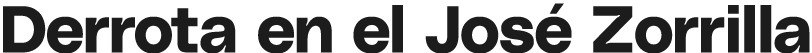 Derrota en el Jos Zorrilla