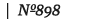 | Nº898
