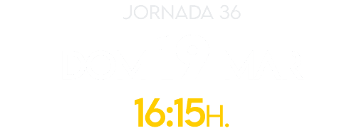 jornada 36 DOM 19 MAR 16:15H.