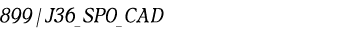 899 | J36_SPO_CAD