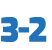 3 2