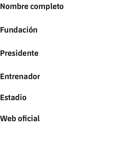 Nombre completo Cultural y Deportiva Leonesa SAD Fundaci n 5 de agosto de 1923 (102 a os) Presidente Mohammed Khalifa...