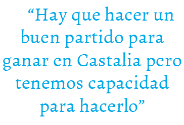 “Hay que hacer un buen partido para ganar en Castalia pero tenemos capacidad para hacerlo”