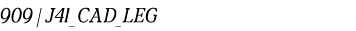 909 | J41_CAD_LEG
