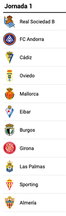 Resultados de varios partidos de f tbol con diferentes marcadores. Descripci n generada con IA