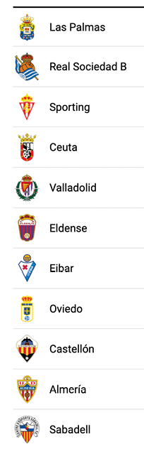 Lista de equipos con sus escudos para la jornada cuatro de una competici n deportiva. Descripci n generada con IA
