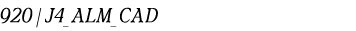 920 | J4_ALM_CAD