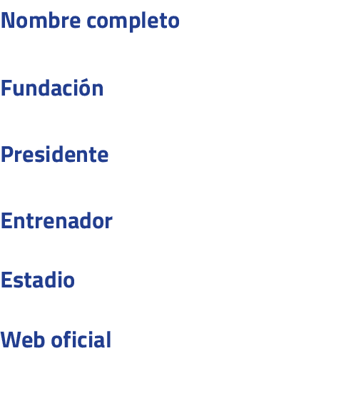 Nombre completo Club Deportivo Tenerife Fundaci n 8 de agosto de 1922 Presidente Felipe Mi ambres Entrenador lvaro C...