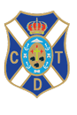 A blue and white shield-shaped emblem with a red crown on top, featuring a central oval with symbols including anchors, a cross, and the letters C, T, and D around it. Descripci n generada con IA