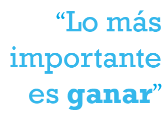 “Lo m s importante es ganar”
